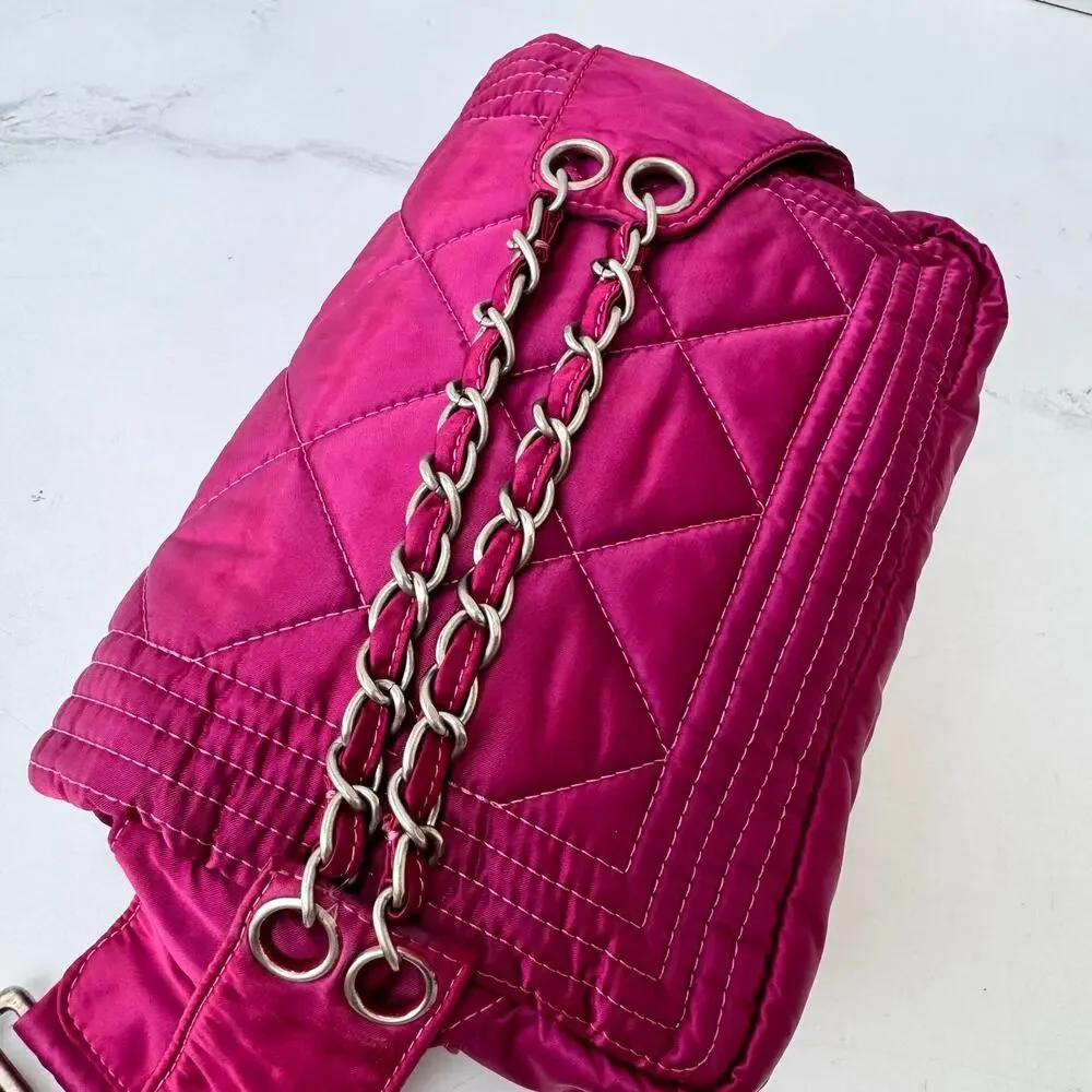 CHANEL Nylon Ski Sport Belt Bag (REWORKED)